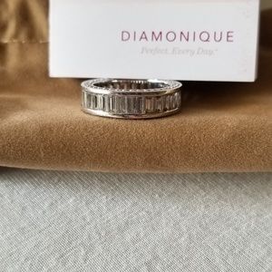QVC Diamonique Band Ring